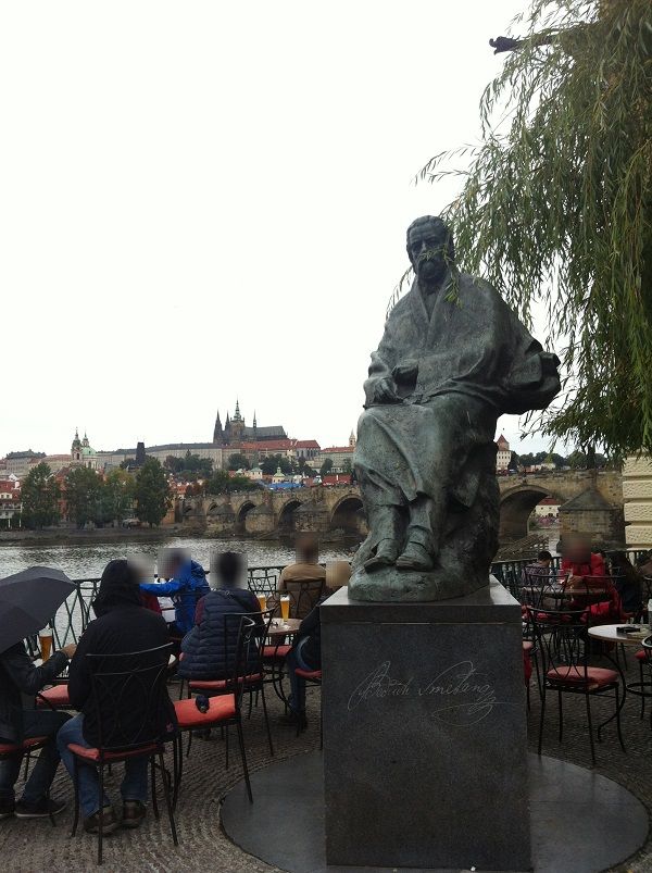 チェコ プラハ スメタナ像
