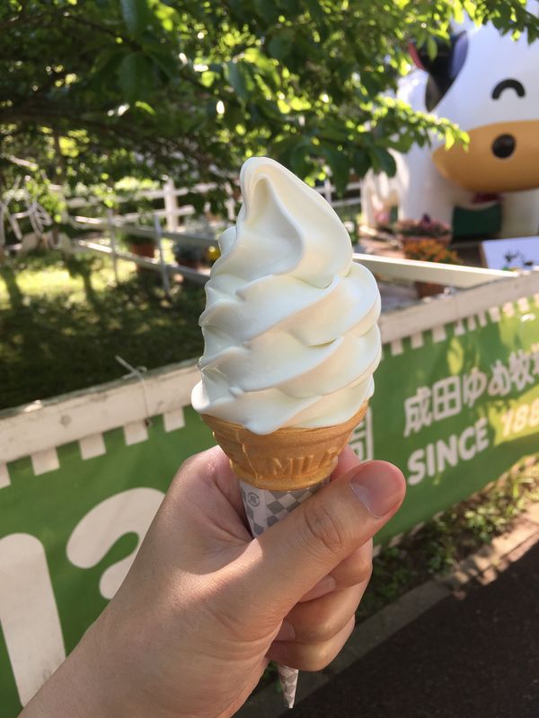 成田ゆめ牧場 ソフトクリーム