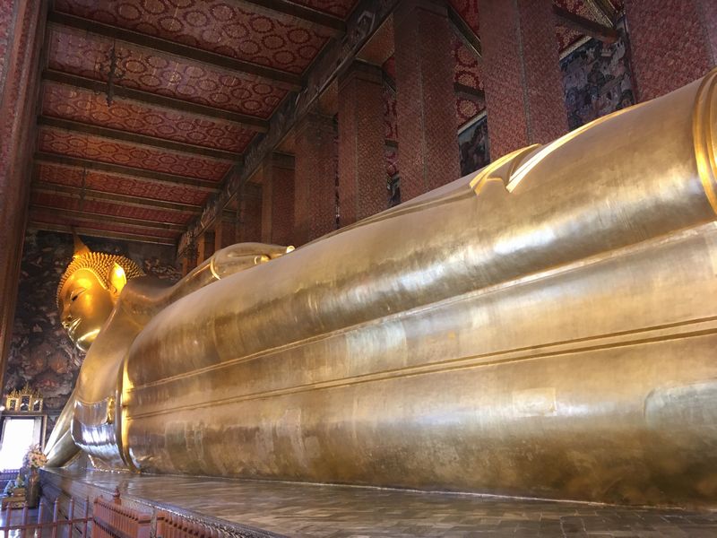 タイ バンコク ワット・ポー 釈迦仏堂 大寝釈迦仏
